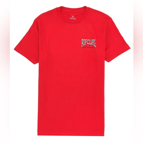 RIP CURL men’s Americana Shred Short Sleeve Tee - Picture 6 of 15